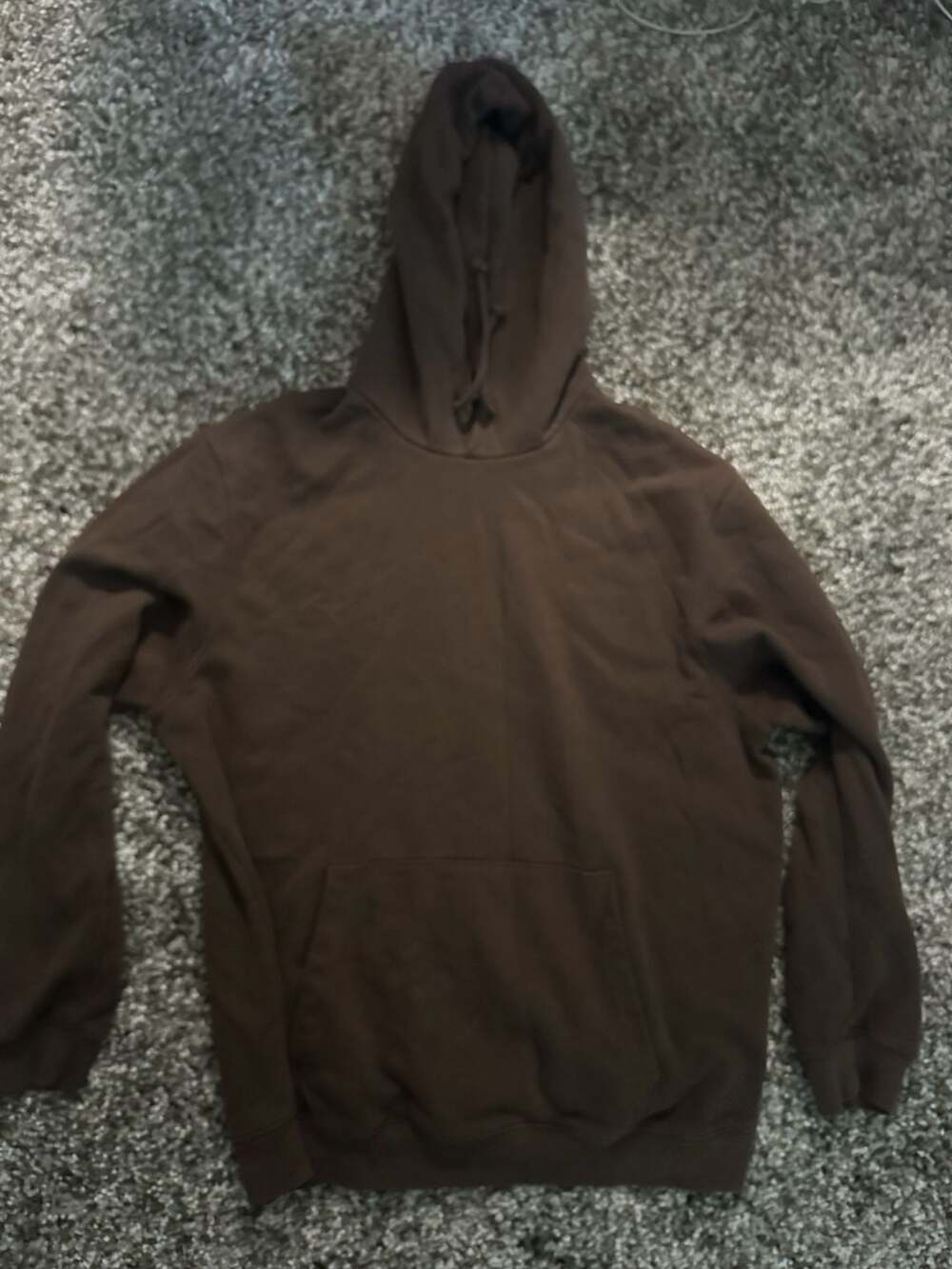 Gap Brown Pullover Hoodie with Front Pocket Size L